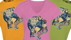 2013 t-shirt design by Rachel Clark Games Around the World